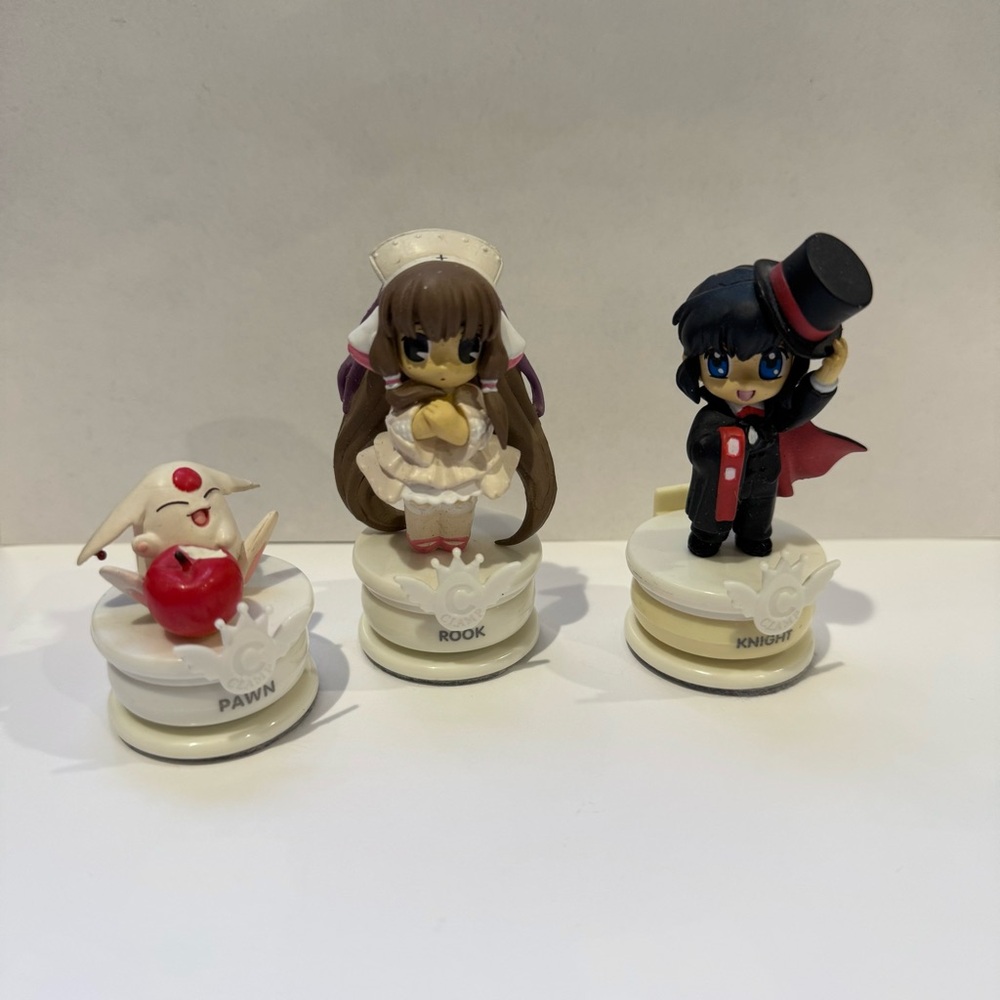 Kodansha official file magazine Clamp Clamp Nokiseki / Chobits Chess Pieces